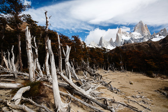 Mount Fitz Roy in Patagonia, Argentina