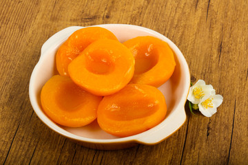 Canned peaches