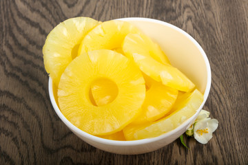 Canned pineapple