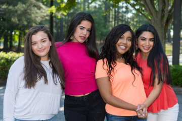 Obraz premium Group of Diverse Friends