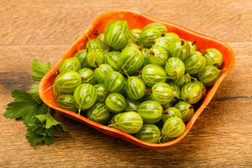 Gooseberries in the bowl