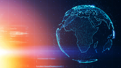 Worldwide global business conceptual background