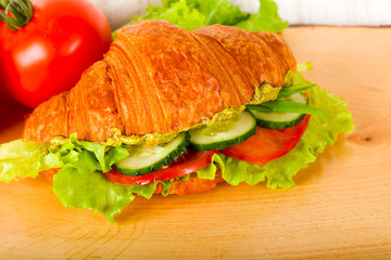 Vegan croissant