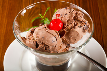 Chocolate ice-cream