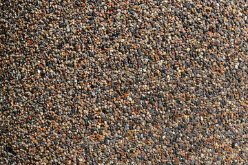 the texture of fine gravel