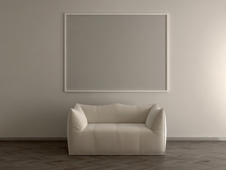 Blank picture frame