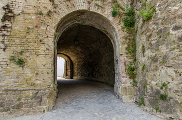 Gate with tunnel in olf fortification in Germany