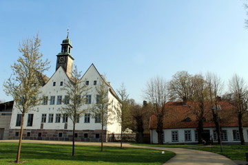 Fototapeta na wymiar Benedictine Priory St. Ansgar in Nütschau, Travenbrück, Germany