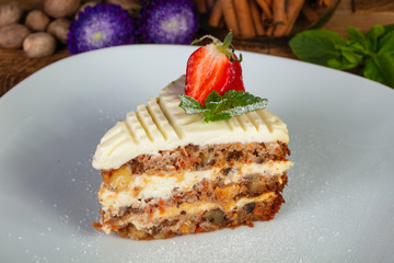 Delicious carrot cake