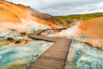 Martial Landscapes - Geothermal active zone  on Iceland