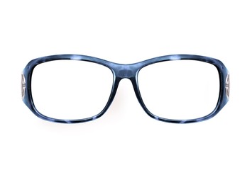 Fototapeta premium Glasses isolated on white background for applying on a portrait