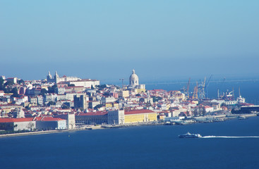 panoramic view of Lisboa capital, Portugal