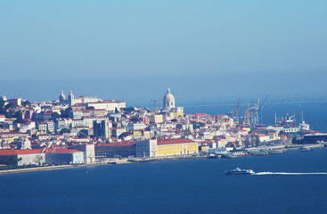 panoramic view of Lisboa capital, Portugal