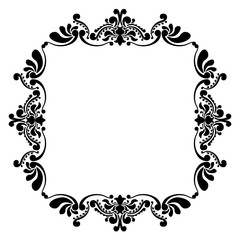 Isolated arabesque pattern