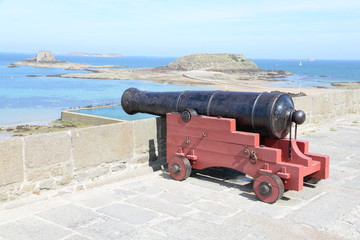 Kanone bei Saint Malo, Brtetagne