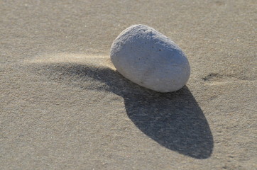 Cailloux sur le sable