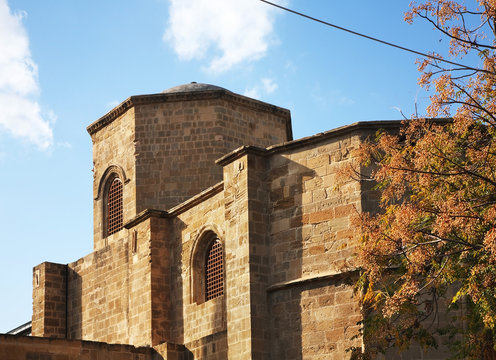 Bedesten (Bedestan) - Church of St Nicholas and Selimiye mosque (in Nicosia. Cyprus