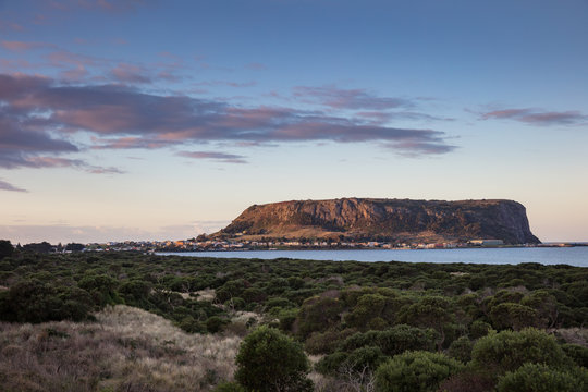 The Nut Rock Formation In Stanley, North West Tasmania, Australia