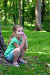 Amazed She Got A Real Phone Call