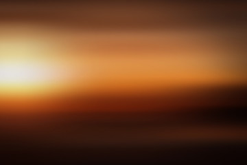 Bright sunset with yellow red gradient background