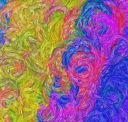 Background pattern for brochure cover, banner, postcard, flyer, poster or textile and fabric print. Template for creative wallpaper or graphic design artwork. Abstract digital painting art.