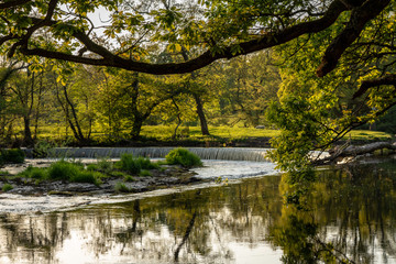 Horseshoe Falls outside Llangollen in Wales