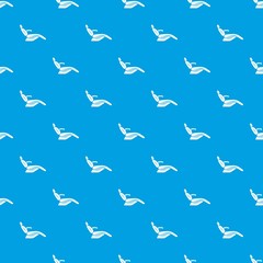 Dentist chair pattern vector seamless blue repeat for any use