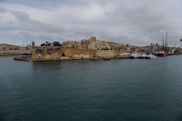 Obraz premium Vue aérienne de l'île de Malte en Mediterranée