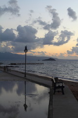 Seaside town of Turgutreis and spectacular sunsets