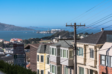 Fototapeta na wymiar View of San Francisco Bay from above