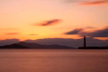 Seaside town of Turgutreis and spectacular sunsets