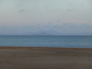 San Pedro del Pinatar, localidad de Murcia (España) en las riberas del mar Mediterráneo y del Mar...