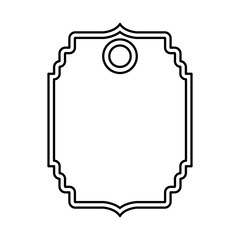 commercial tag isolated icon vector illustration design