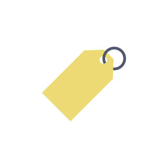 tag colored icon. Element of school icon for mobile concept and web apps. Detailed tag icon can be used for web and mobile. Simple icon