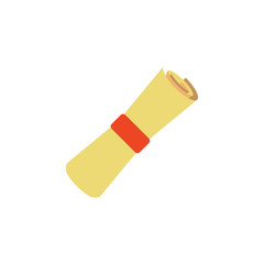 certificate colored icon. Element of school icon for mobile concept and web apps. Detailed certificate icon can be used for web and mobile. Simple icon