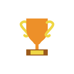 the winner's cup colored icon. Element of school icon for mobile concept and web apps. Detailed the winner's cup icon can be used for web and mobile. Simple icon