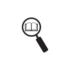 search for a book illustration. Element of library icon for mobile concept and web apps. Detailed search for a book icon can be used for web and mobile