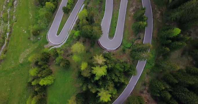 Passo dello Stelvio Aerial View