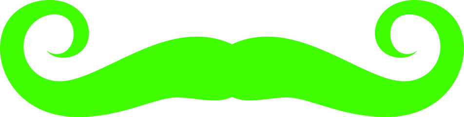 Colorful respectable beard