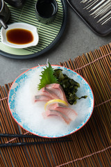 Greater Amberjack Kanpachi  Sashimi sushi