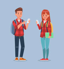 student character vector design no7