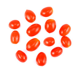 Fresh cherry tomato isolated on a white background