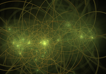 green loops fractal