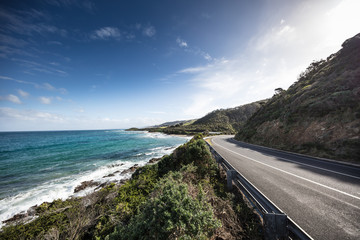 The Great Ocean Road in Victoria, Australia is a one of he world's great coastal roads