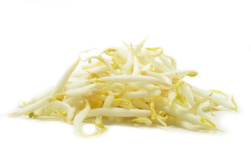 Pile of bean sprouts