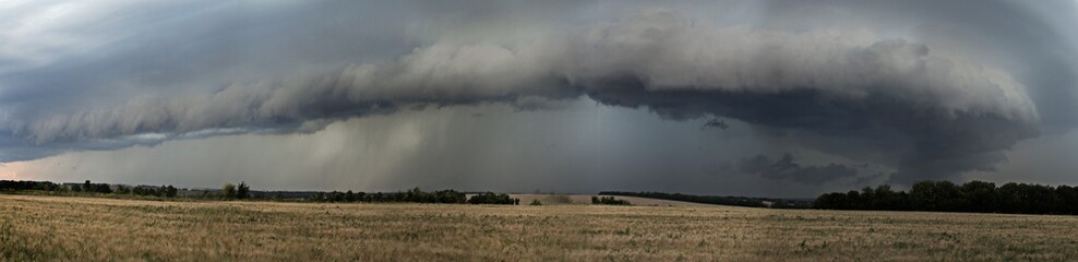 Field before the storm