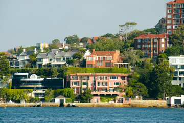 Fototapeta na wymiar Coastal Houses Architecture - Sydney - Australia