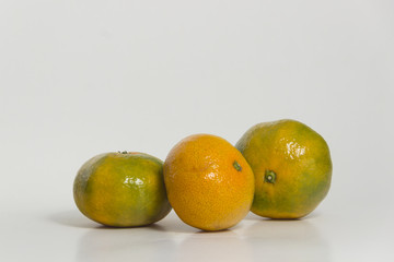 Bodegón de mandarinas