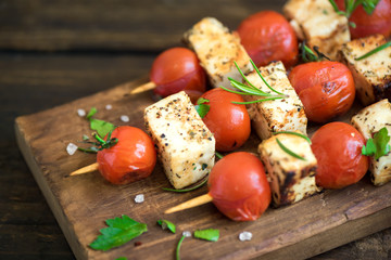 Vegetarian skewers