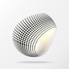 Big data tech global background